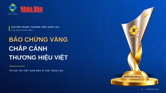Chuyên trang Thương hiệu quốc gia của Báo Nhân Dân: Bảo chứng vàng chắp cánh thương hiệu