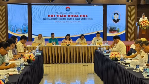 Hội thảo khoa học "Danh nhân Nguyễn Công Trứ - Giá trị di sản và tầm ảnh hưởng" được tổ chức nhằm tạo cơ sở khoa học cho việc xây dựng hồ sơ khoa học đề nghị UNESCO vinh danh Danh nhân Nguyễn Công Trứ.