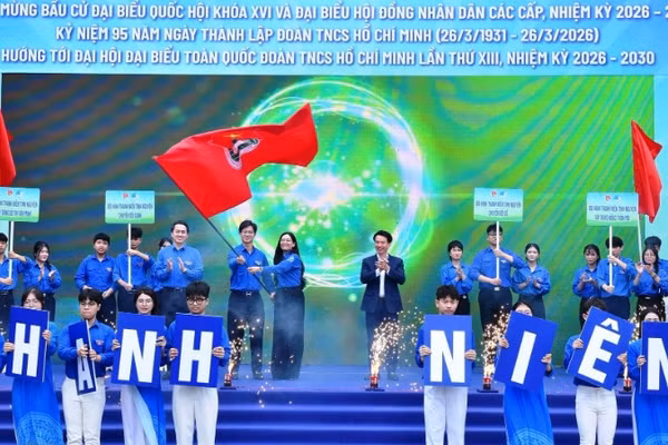 Tuổi trẻ Hải Phòng sôi nổi trong Lễ khởi động Tháng Thanh niên năm 2026.