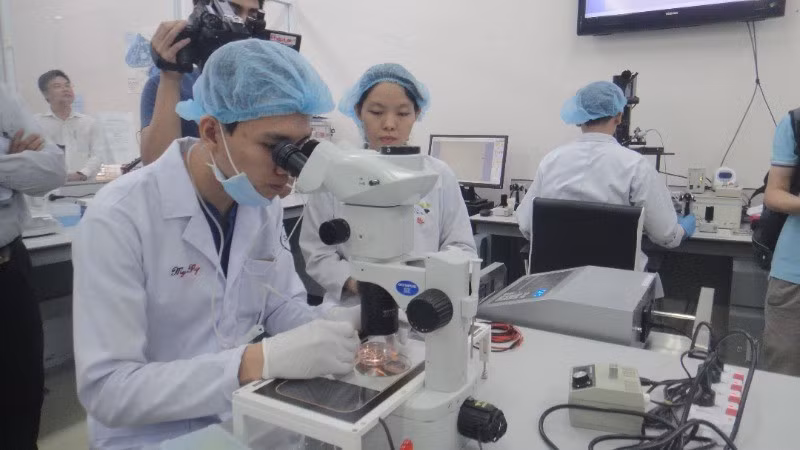Hoạt động nghiên cứu khoa học tại Đại học Quốc gia Thành phố Hồ Chí Minh.