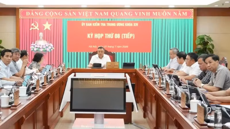 Ủy ban Kiểm tra Trung ương họp Kỳ thứ 8. (Ảnh: MINH NGỌC)