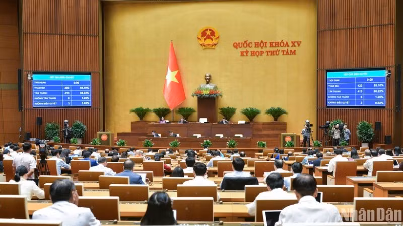 Luật Di sản văn hóa (sửa đổi) được Quốc hội thông qua chiều 23/11, với 413/422 đại biểu tán thành, gồm 9 chương, 95 điều, có hiệu lực thi hành từ ngày 1/7/2025.