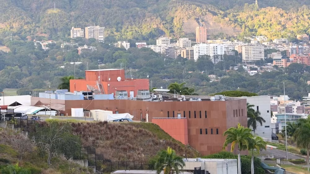 Đại sứ quán Mỹ ở Caracas, Venezuela (Ảnh: THX/TTXVN)