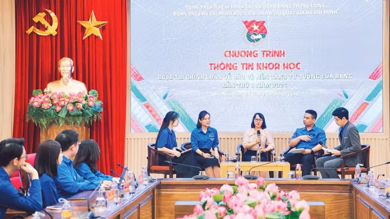 Đoàn Thanh niên Học viện Chính trị quốc gia Hồ Chí Minh tổ chức chương trình thông tin khoa học về Cuộc thi chính luận bảo vệ nền tảng tư tưởng của Đảng năm 2026.