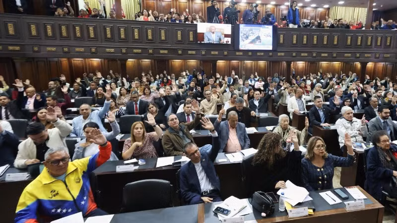 Quang cảnh phiên họp Quốc hội Venezuela tại Caracas. Ảnh: THX/TTXVN
