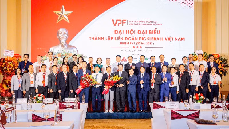 Đại hội đã bầu Ban Chấp hành Liên đoàn Pickleball Việt Nam nhiệm kỳ I (2026-2031) gồm 37 ủy viên. 