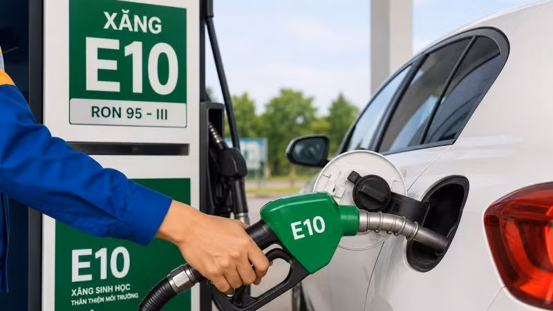 Xăng E10 sẽ được bán rộng rãi trên toàn quốc từ 1/6.