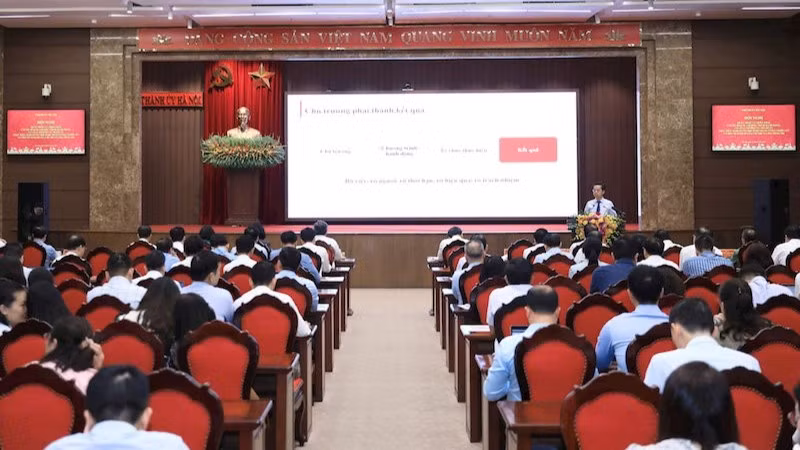 Quang cảnh hội nghị. (Ảnh: Thái Quang)