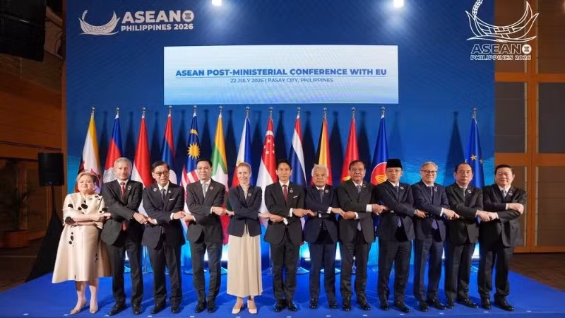 Đoàn Việt Nam tham dự Hội nghị Bộ trưởng Ngoại giao ASEAN-Liên minh châu Âu.