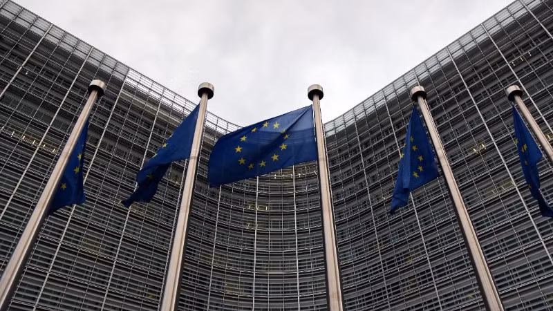 Trụ sở Ủy ban châu Âu tại Brussels, Bỉ. (Ảnh minh họa: THX/TTXVN)