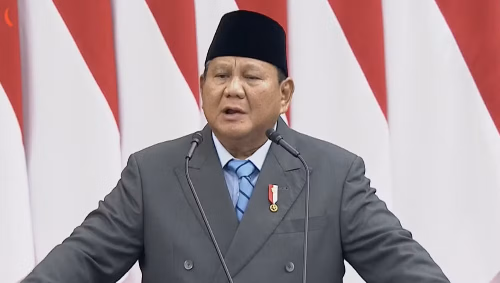 Tổng thống Indonesia Prabowo Subianto cho biết nước này sẽ xây dựng các nhà máy điện mặt trời với tổng công suất 30GW. (Ảnh: Văn phòng Tổng thống Indonesia)