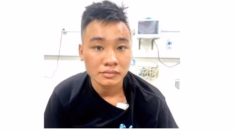 Nghi can Nguyễn Đức Anh. (Ảnh: Công an thành phố Đồng Nai)