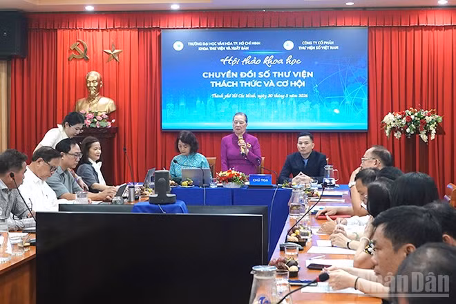 Quang cảnh buổi hội thảo. (Ảnh: Linh Bảo).