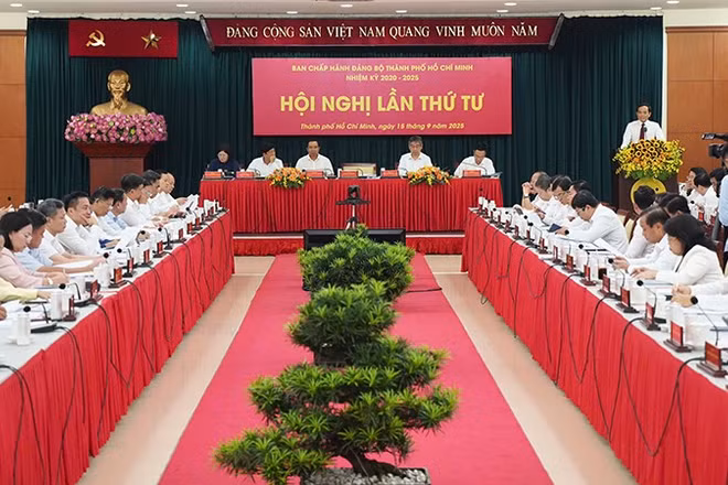 Quang cảnh hội nghị. (Ảnh: THUẬN VĂN)