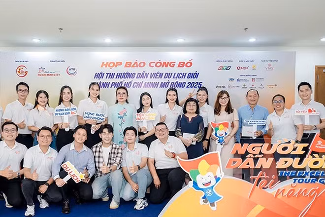 Một số thí sinh tham gia hội thi. (Ảnh: Sở Du lịch Thành phố Hồ Chí Minh)