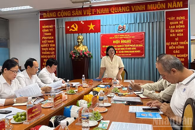 Quang cảnh buổi khảo sát. (Ảnh: LINH BẢO)