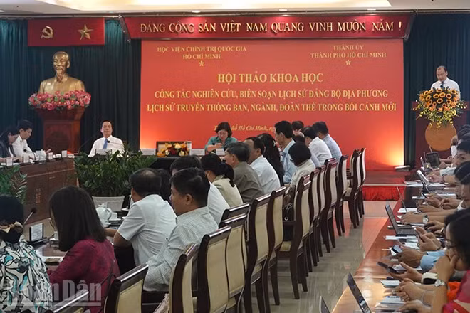 Quang cảnh hội thảo. (Ảnh: LINH BẢO)