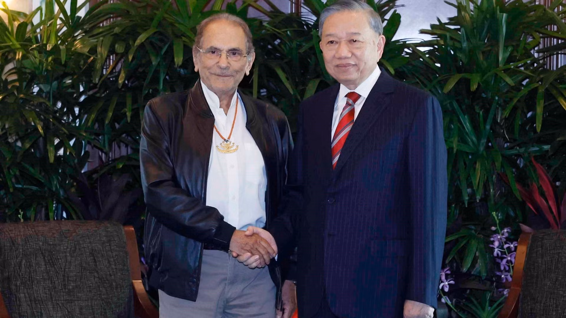 Tổng Bí thư, Chủ tịch nước Tô Lâm gặp Tổng thống Timor-Leste Jose Ramos-Horta. (Ảnh: TTXVN)