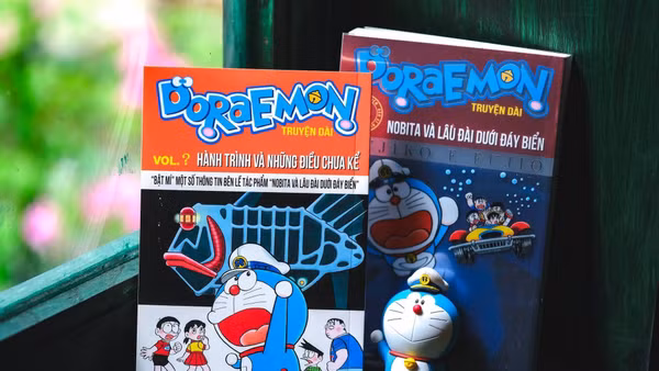 Nhiều phiên bản tiếng Việt truyện Doraemon của Nhà xuất bản Kim Đồng bị làm giả, một biểu hiện vi phạm bản quyền nghiêm trọng. Ảnh minh họa từ nguồn: Nhà xuất bản Kim Đồng