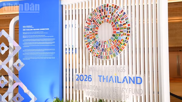Hội nghị thường niên của IMF và WBG năm 2026 diễn ra tại Bangkok, Thái Lan. (Ảnh: XUÂN SƠN)