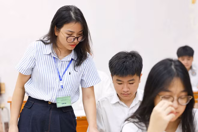 Tại Kỳ thi tốt nghiệp trung học phổ thông năm 2025 (Ảnh: ĐẠI THẮNG)