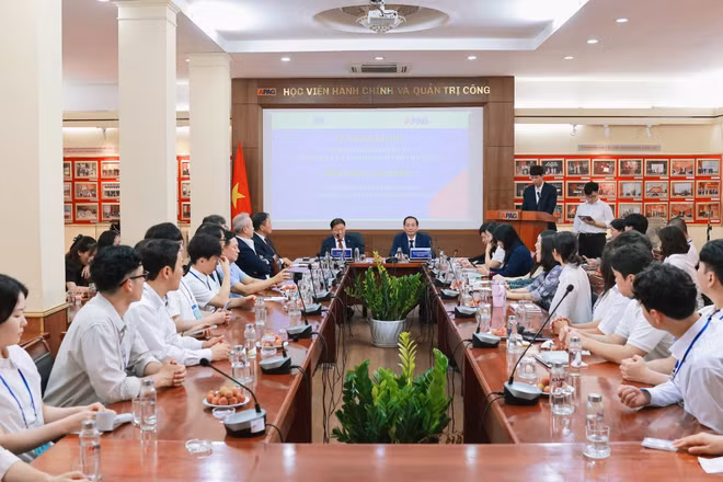 Học viện Hành chính và Quản trị công phối hợp Học viện Quản lý toàn cầu Daewoo, Hàn Quốc tổ chức Lễ Khai giảng Chương trình “Nhà quản lý kinh doanh trẻ toàn cầu” (GYBM) năm 2026.