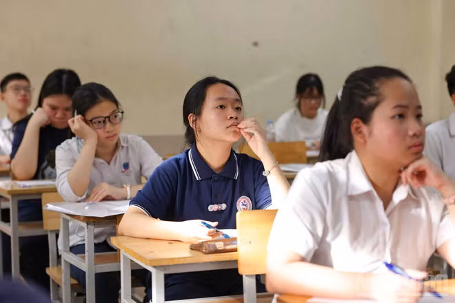 Thí sinh tại kỳ thi tốt nghiệp trung học phổ thông năm 2026. (Ảnh: ĐẠI THẮNG)
