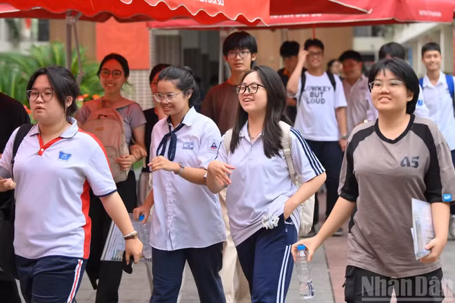 Thí sinh tại kỳ thi tốt nghiệp trung học phổ thông năm 2026 (Ảnh: THẾ ĐẠI)