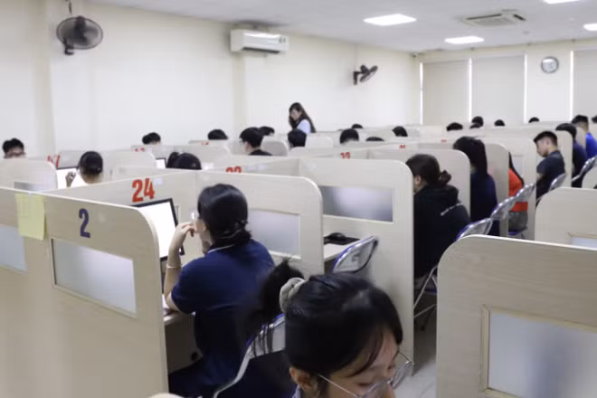 Thí sinh tham gia Đánh giá năng lực năm 2026. (Ảnh: VNU-IDT)