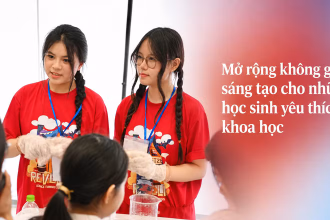 [Ảnh] Mở rộng không gian sáng tạo cho những học sinh yêu thích khoa học