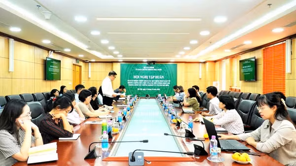 Các đại biểu tham dự trực tiếp tại Hội nghị. (Ảnh: VŨ TRÀ)