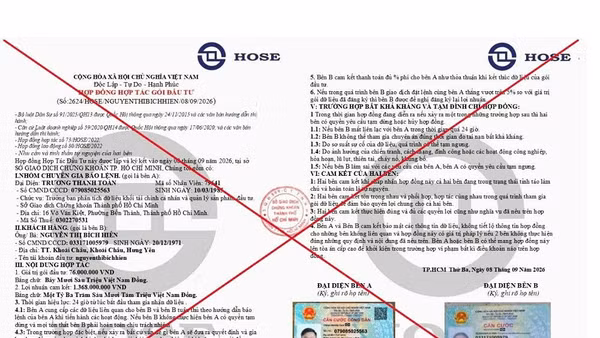 Hình ảnh các đối tượng sử dụng để lừa đảo. (Ảnh HOÀI TÂM)