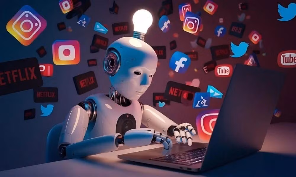 Nội dung AI đang lan tràn ngày một nhiều, trên các nền tảng mạng xã hội.