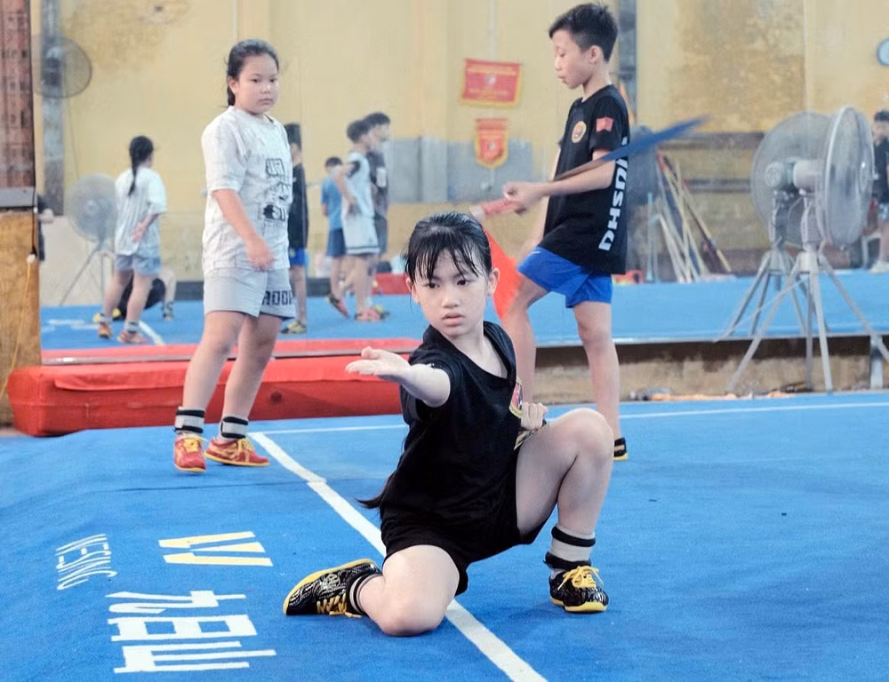 Wushu Hải Phòng định hướng đầu tư đào tạo tài năng trẻ để khẳng định vị thế. Ảnh: Báo Hải Phòng