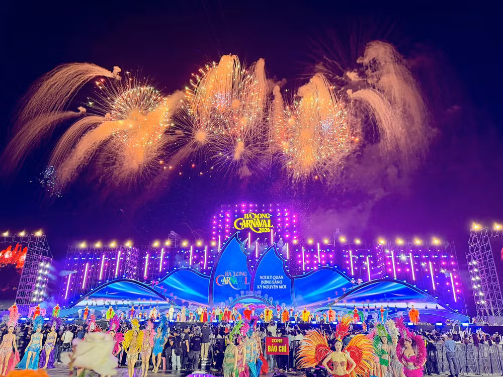 Một tiết mục tại Carnaval Hạ Long 2026.