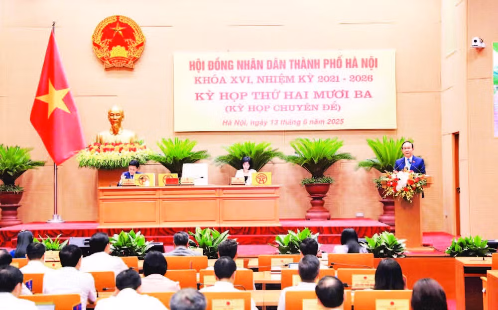 Kỳ họp thứ 23 Hội đồng nhân dân thành phố Hà Nội.