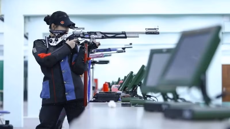 Đội tuyển bắn súng Việt Nam tự tin trước ngày tranh tài tại SEA Games 33.
