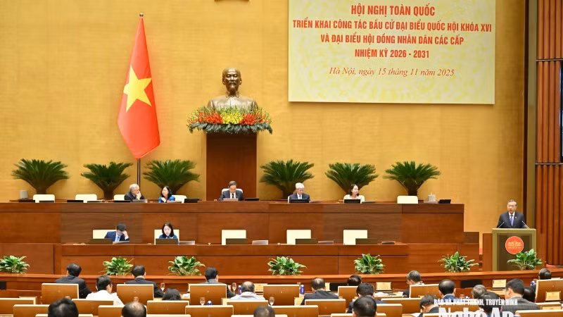 Tổng Bí thư Tô Lâm phát biểu chỉ đạo tại hội nghị.