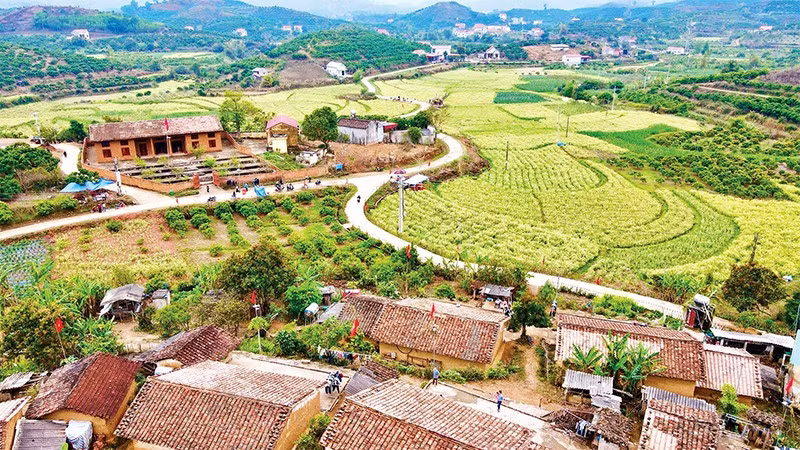 Một góc thôn Bắc Hoa.