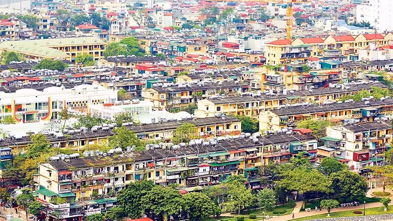 Khu tập thể Thành Công, Hà Nội. (Ảnh ĐĂNG ANH)