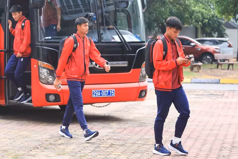 Các tuyển thủ U17 Việt Nam hoàn thành mục tiêu tại chuyến tập huấn Hàn Quốc. (Ảnh: VFF)