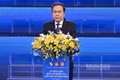 Chủ tịch Quốc hội Trần Thanh Mẫn phát biểu chỉ đạo tại buổi lễ. (Ảnh: Văn Toản)