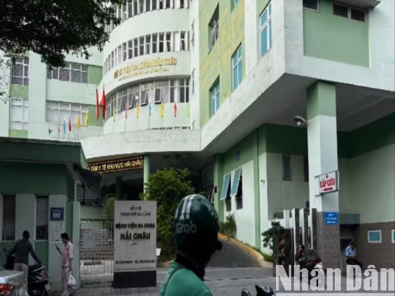 Trung tâm Y tế khu vực Hải Châu, thành phố Đà Nẵng. (Ảnh: ANH ĐÀO)