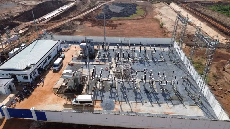 Công trình máy 2 Trạm biến áp 110 kV sân bay Long Thành đã được đóng điện thành công.