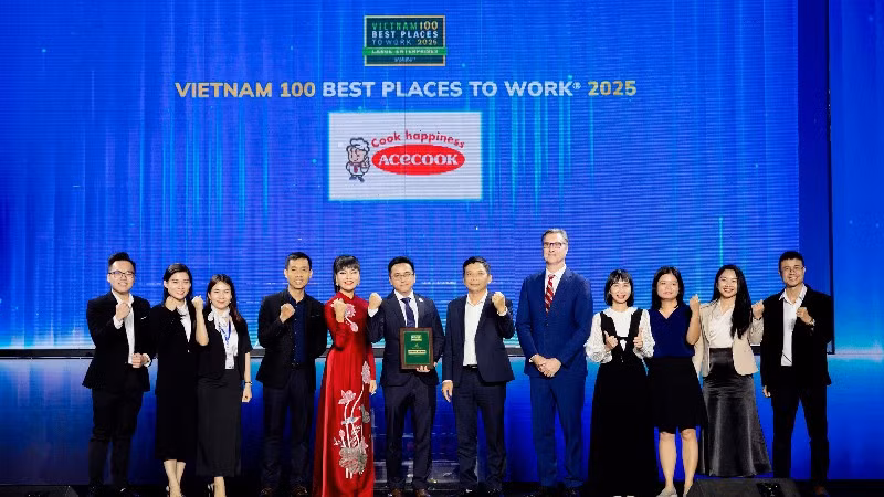 Acecook Việt Nam nhận Giải Best Places To Work 2025.