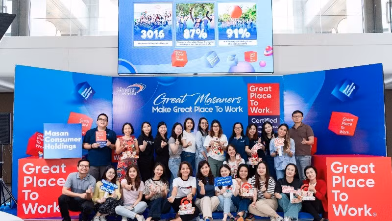 Masan Consumer 3 năm liên tiếp ghi nhận nơi làm việc xuất sắc (Great Place to Work).