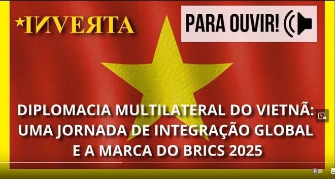 Kênh phát thanh INVERTA của Brazil đăng về chuyến thăm của Thủ tướng Phạm Minh Chính tới Rio de Janeiro. (Ảnh: Diệu Hương/TTXVN)