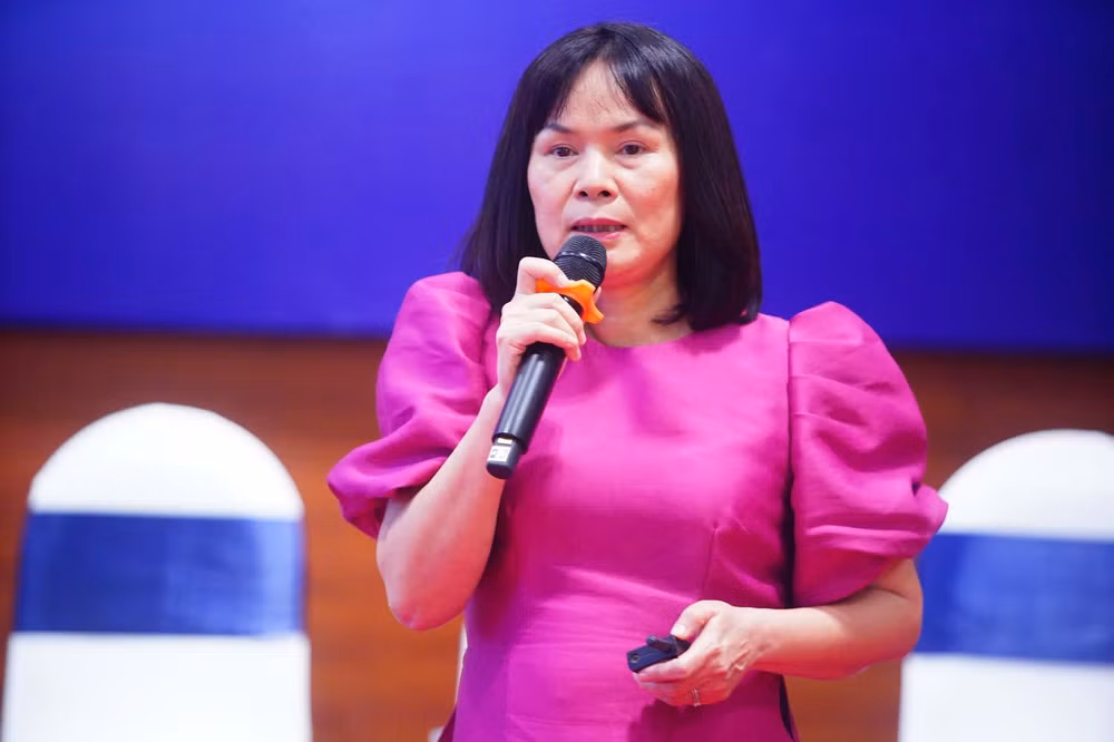 Nhà báo Bùi Thu Thủy - Đài Truyền hình Việt Nam. (Ảnh: Duy Phạm/TPO)