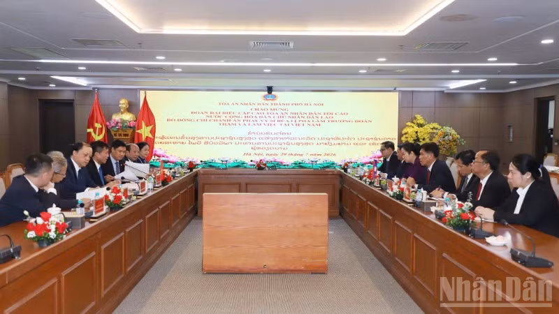 Quang cảnh buổi làm việc
