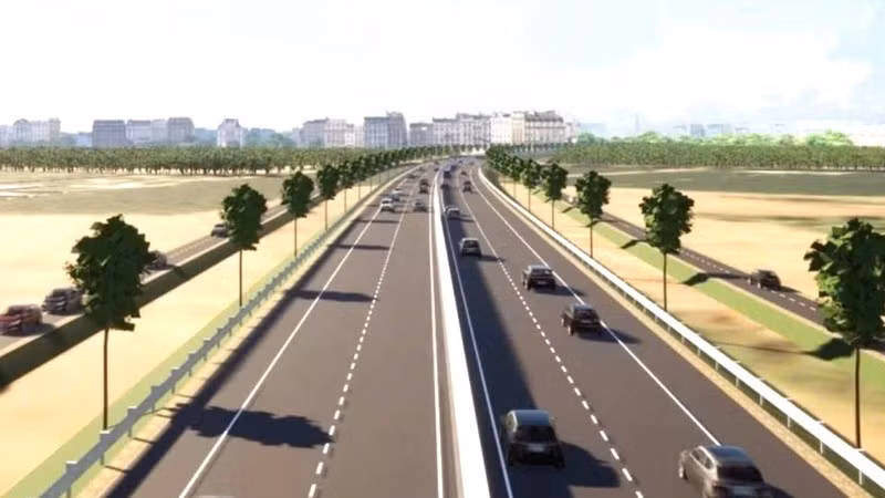 Phối cảnh đường Vành đai 4-Thành phố Hồ Chí Minh.